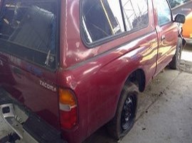 1998 TOYOTA TACOMA BURGUNDY STD CAB, 2.4L, MT 2WD.  Z24884